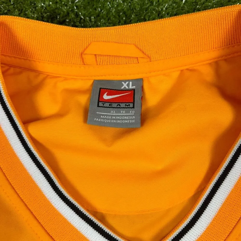 Nike Men's Orange and Yellow Jacket